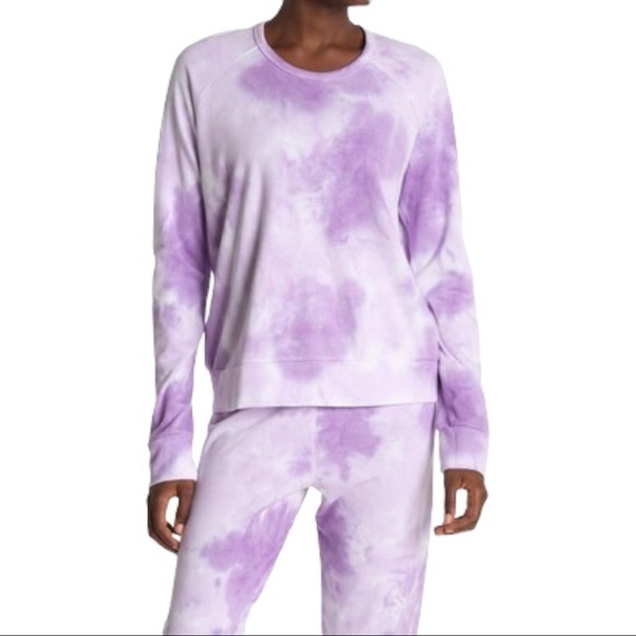 SUNDRY Tie Dye Long Sleeve Oversized Crewneck Sweatshirt - Size 3 / Large - Picture 8 of 8